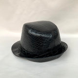 Alligator Leather Bucket Hat for Men – Handmade Leather Hat