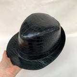 Alligator Leather Bucket Hat for Men – Handmade Leather Hat