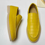 Alligator Leather Slip-On Loafers for Men – Handmade Exotic Casual Driving Shoes