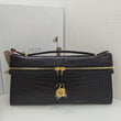 Genuine Alligator Top Handle Clutch – Handmade Evening Bag for Women