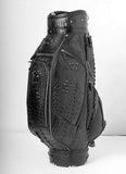 Mens Crocodile Leather Golf Cart Bags Golf Travel Bags