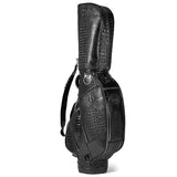 Mens Crocodile Leather Golf Cart Bags Golf Travel Bags