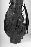 Mens Crocodile Leather Golf Cart Bags Golf Travel Bags