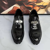 Genuine Alligator Leather Monk Strap Shoes for Men – Handcrafted Black Exotic Loafers with Rugged Sole, Luxury Hardware, and Timeless American Style