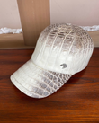 Himalaya Alligator Leather Baseball Cap – Handmade Exotic Leather Hat