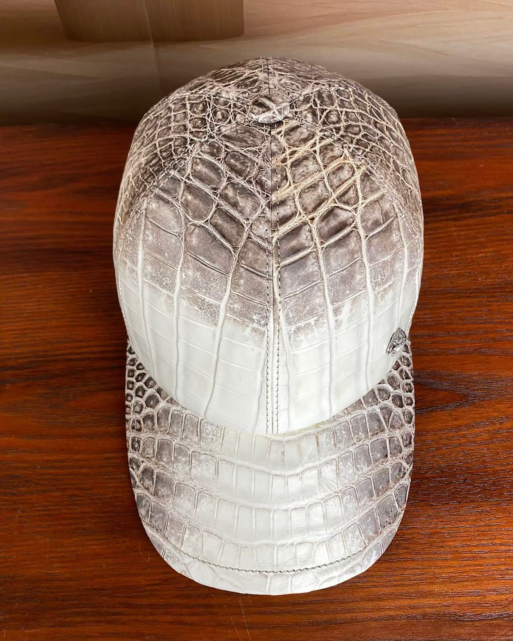 Himalaya Alligator Leather Baseball Cap – Handmade Exotic Leather Hat