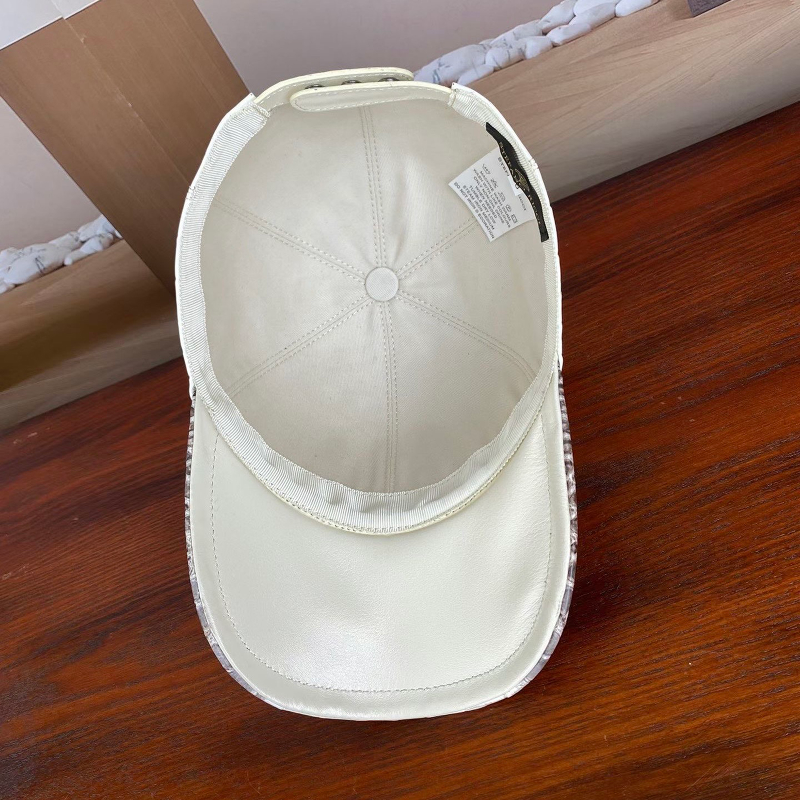 Himalaya Alligator Leather Baseball Cap – Handmade Exotic Leather Hat