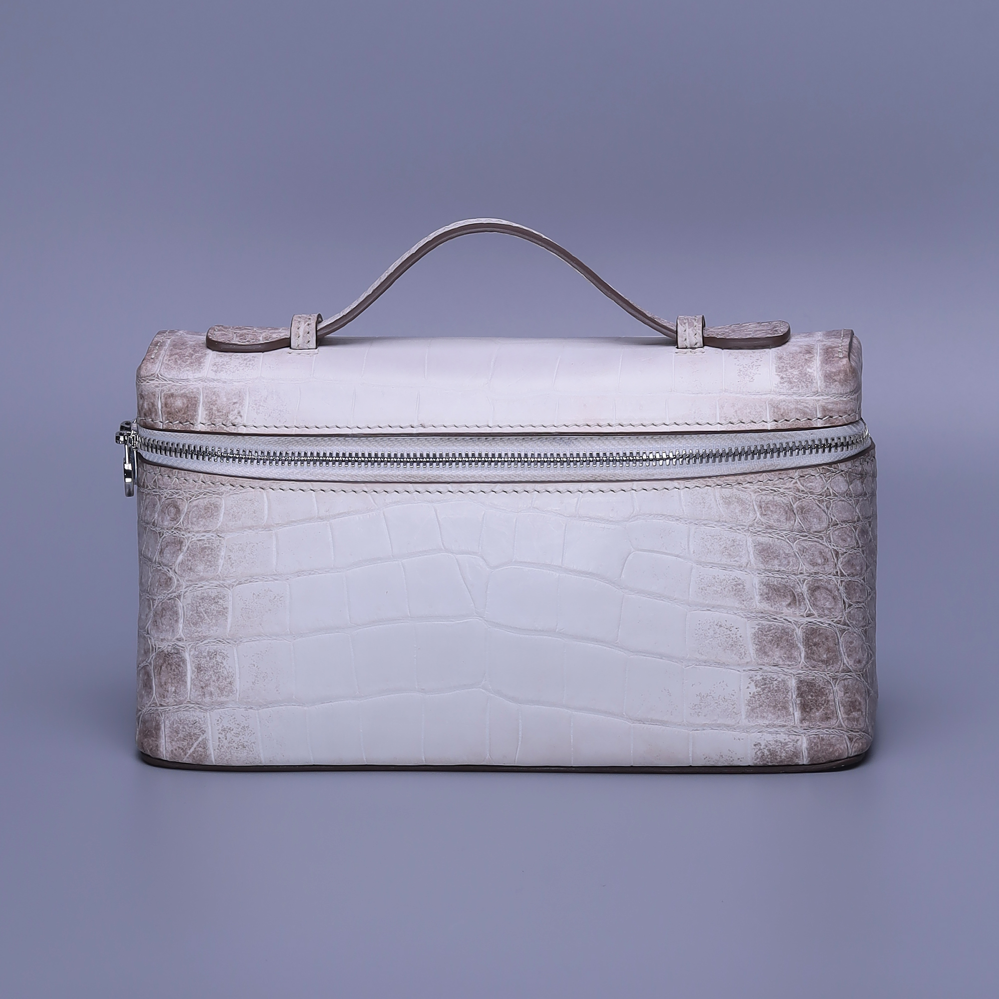 Himalayan Alligator Leather Handbag – Handmade Top Handle Bag for Women