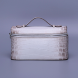 Himalayan Alligator Leather Handbag – Handmade Top Handle Bag for Women