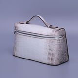 Himalayan Alligator Leather Handbag – Handmade Top Handle Bag for Women