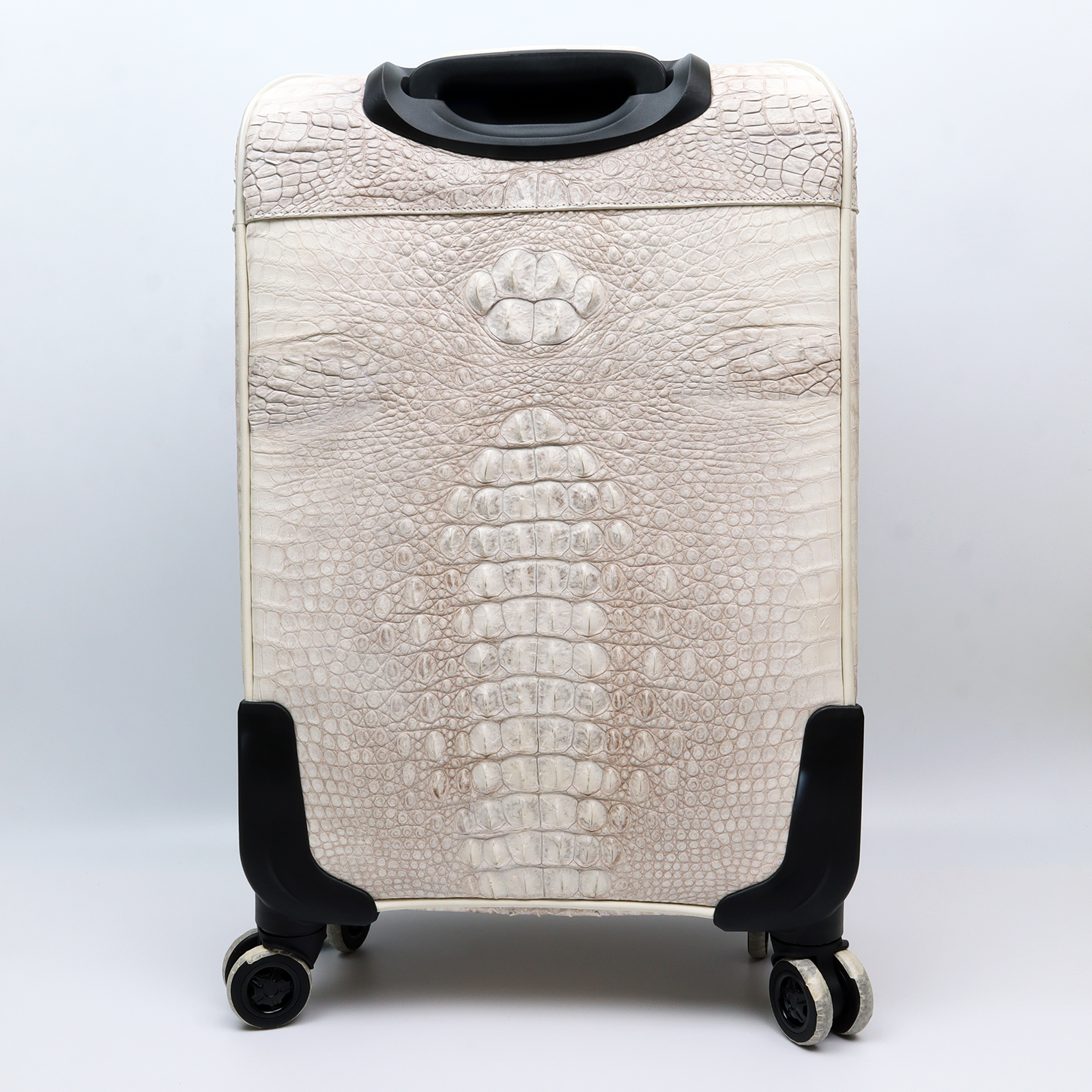Genuine Crocodile Leather Luggage Bag Business Trolley Briefcase Travel Bag