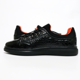 Men's Shoes Black Formal Business Classic Genuine Crocodile Leather