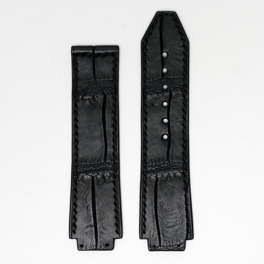 Genuine Alligator Leather Watch Straps Hublot, Leather Watch Bands Quick Release Pins, Handmade Leather Watch Strap #1