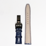 Genuine Alligator Leather Watch Straps Panerai, Leather Watch Bands Quick Release Pins, Handmade Leather Watch Strap #11