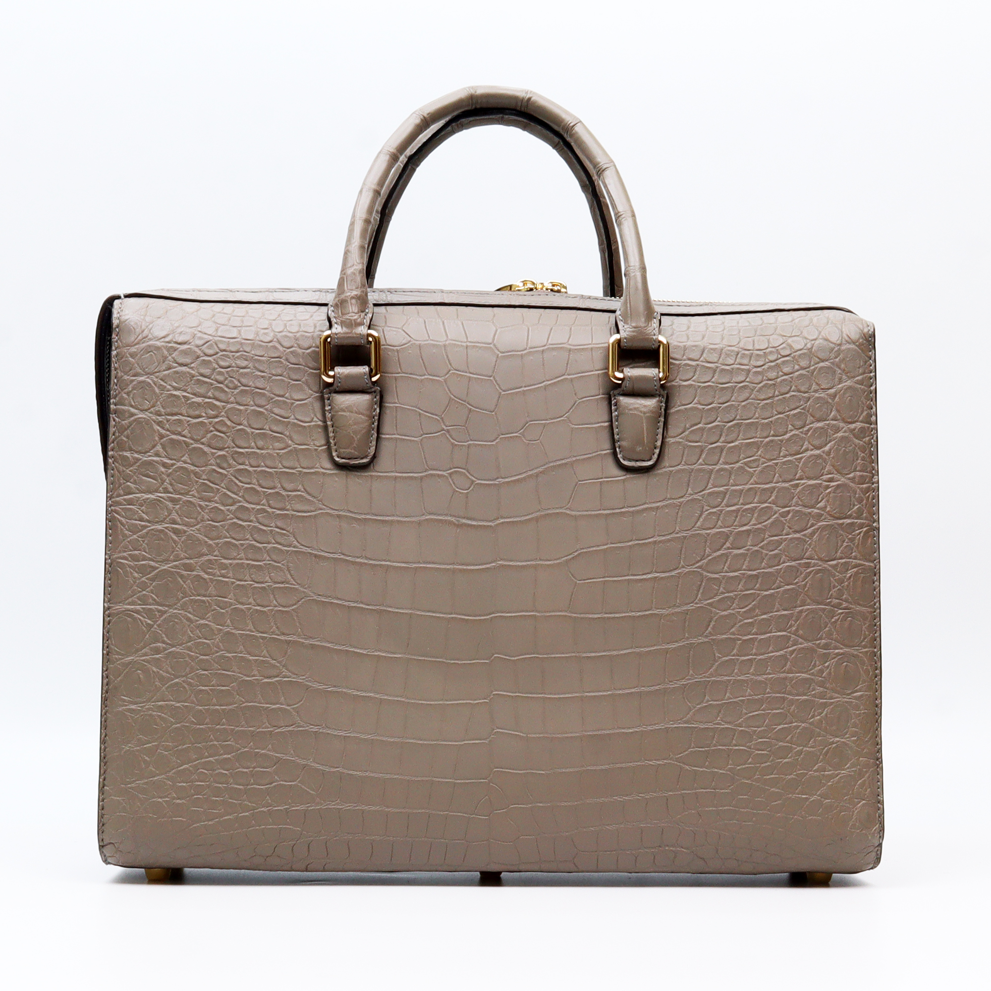 Genuine Crocodile Leather Business Shoulder Bag Fashion Formal Briefcase