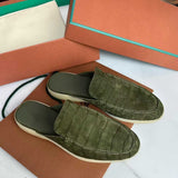 Luxury Genuine Nubuck Alligator Loafers – Handcrafted Slip-On Shoes