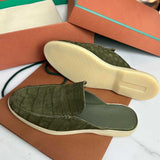 Luxury Genuine Nubuck Alligator Loafers – Handcrafted Slip-On Shoes