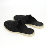 Nubuck Alligator Leather Mules – Handmade Exotic Slip-On Shoes for Men