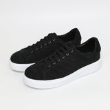Luxury Nubuck Alligator Leather Sneakers for Men – Handcrafted Comfort Meets Exotic Streetwear