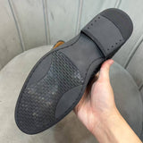 Men’s Alligator Leather Slip-On Shoes with Rubber Sole – Exotic Bit Loafers