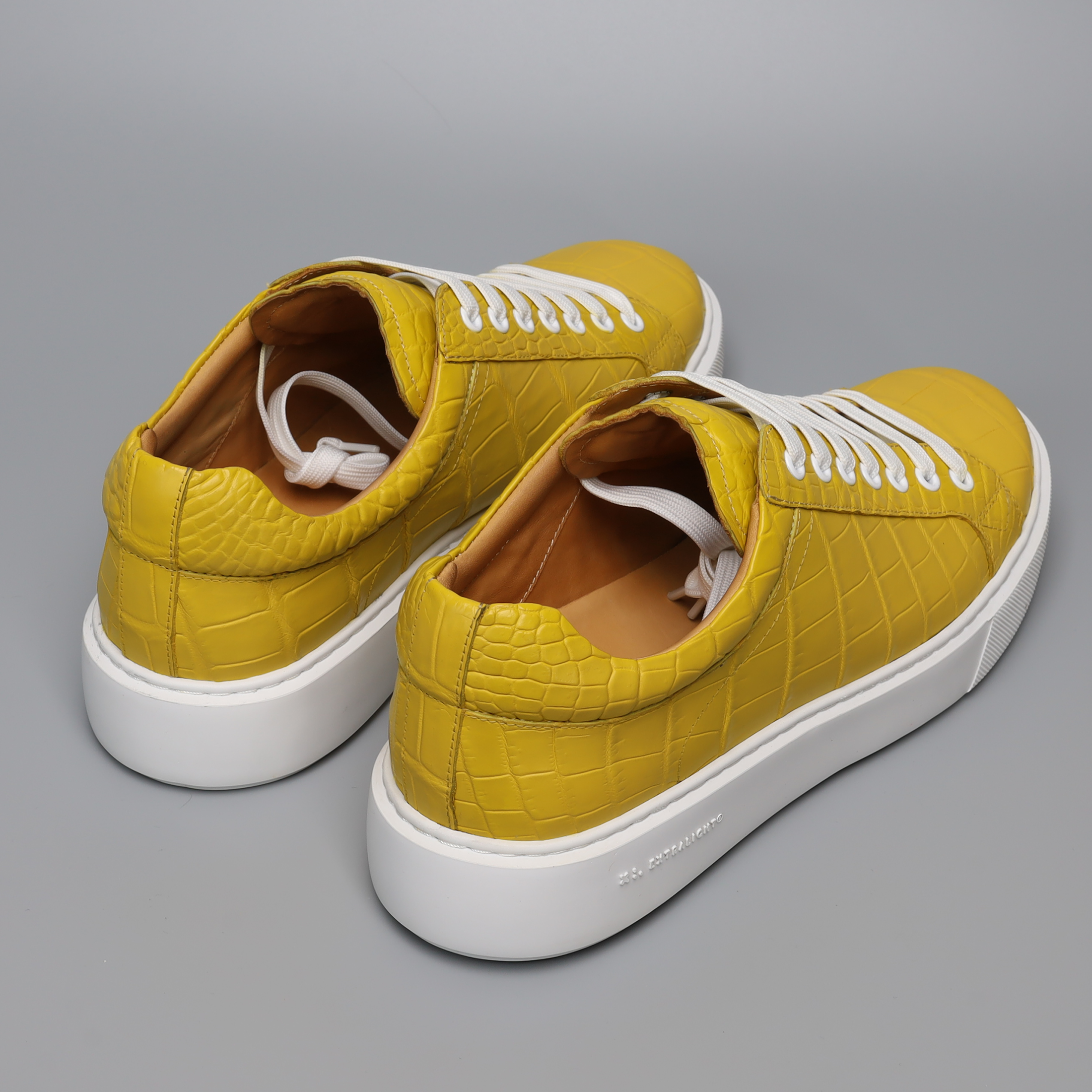 Men’s Handmade Alligator Leather Sneakers | Luxury Genuine Alligator Shoes for Men – Exotic Alligator Sneakers