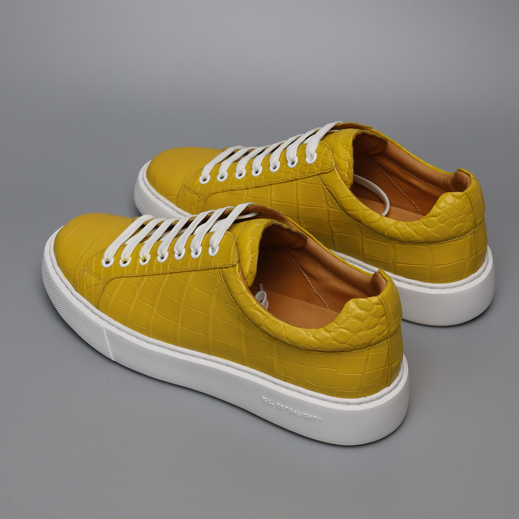 Men’s Handmade Alligator Leather Sneakers | Luxury Genuine Alligator Shoes for Men – Exotic Alligator Sneakers