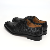 Men’s Handmade Crocodile Leather Oxford Shoes – Black & Brown Dress Shoes
