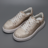 Men’s Himalaya Alligator Sneakers | Genuine Alligator Leather Casual Shoes – Exotic Luxury Style