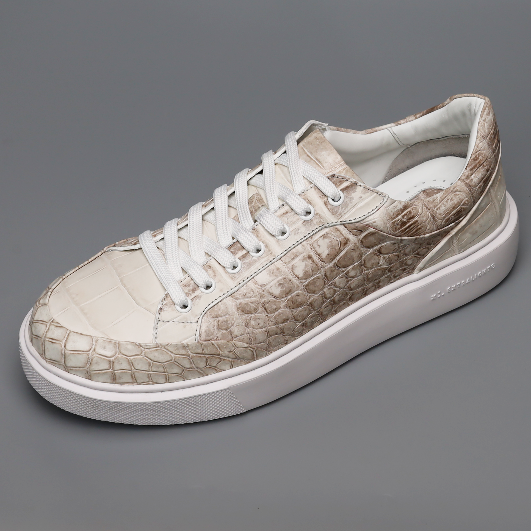 Men’s Himalaya Alligator Sneakers | Genuine Alligator Leather Casual Shoes – Exotic Luxury Style