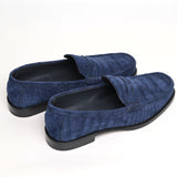 Nubuck Alligator Leather Penny Loafers for Men | Handmade Luxury Shoes