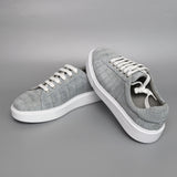 Luxury Nubuck Alligator Leather Sneakers for Men