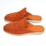Nubuck Alligator Leather Mules for Men | Luxury Handmade Shoes