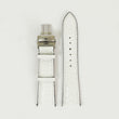 White Genuine Alligator Leather Watch Straps With Deployant Clasp, Leather Watch Bands Quick Release Pins, Handmade Leather Watch Strap