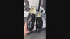 Men’s Handmade Alligator Leather Formal Shoes | Black & Dark Brown Modern Derby Shoes with Fur Lining & Leather Sole with Rubber Insert