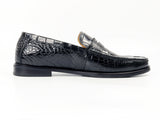 Men's Shoes Genuine Crocodile Alligator Skin Leather Handmade Black Size 7 - Size 11US #8683