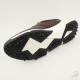 Men’s Golf Shoes Genuine Crocodile Alligator Skin Leather Handmade Size US07-US11 | Dark Brown #S563