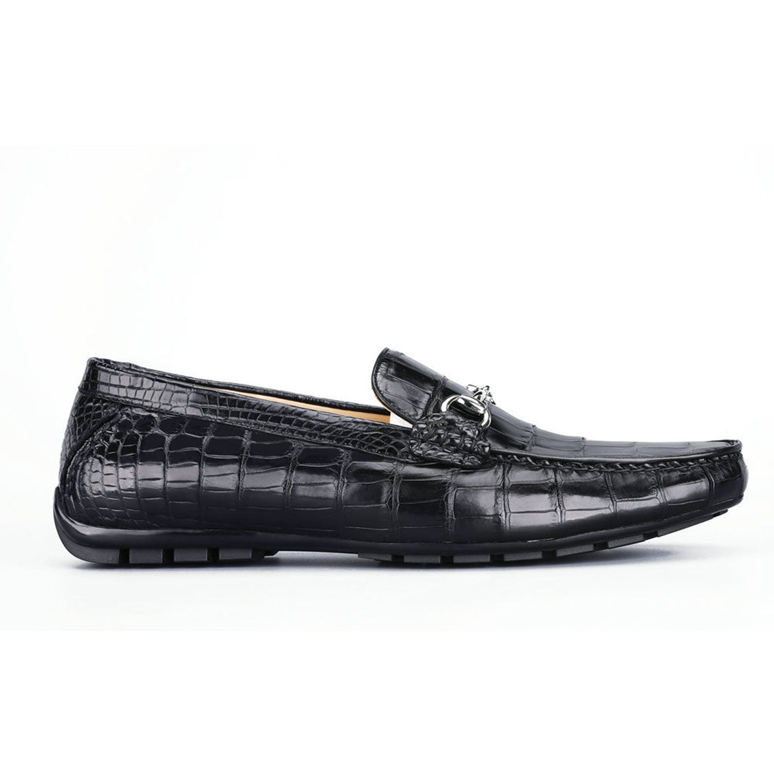 Men's Shoes Genuine Crocodile Alligator Skin Leather Handmade Black, Brown Size 7 - Size 11US #8689