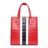 Elegant Alligator Handbags Shoulder Bag Tote Bag