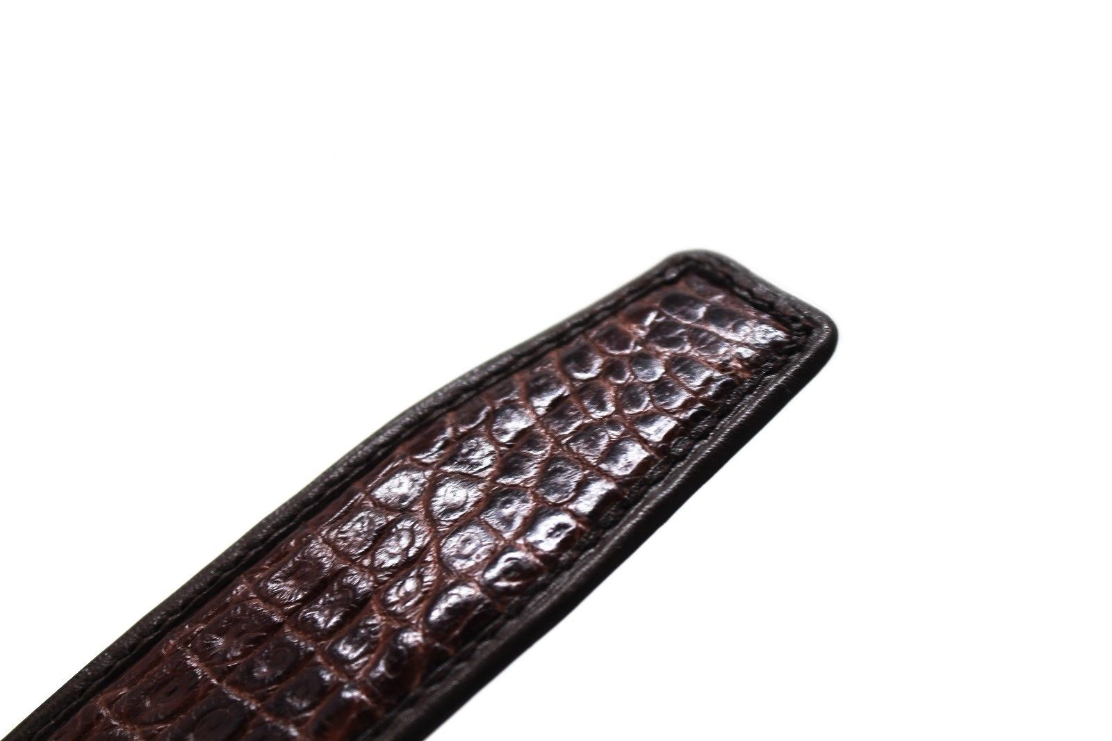 Men's Belt Genuine Crocodile Alligator Skin Leather Belt Handmade, W4.0, #JY2603