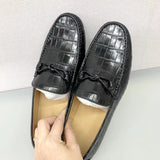 Men's Shoes Genuine Crocodile Alligator Skin Leather Handmade Black, Brown Size 7 - Size 11US #8690