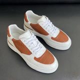 Men’s Shoes Genuine Alligator Leather Sneakers Lace-up Shoes for Men  #S586
