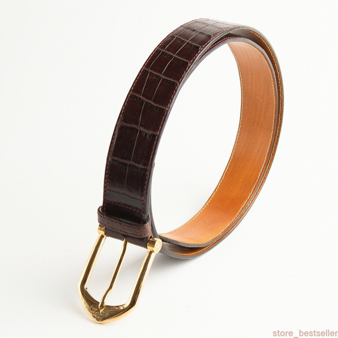 New Authentic Men Genuine 100% Leather Adjustable Waist Belt New Authentic Men Genuine 100% Leather Adjustable Waist Belt