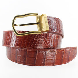 Genuine Crocodile Alligator Skin Leather Handmade Belt, No JOINTED #BD1211  | eBay