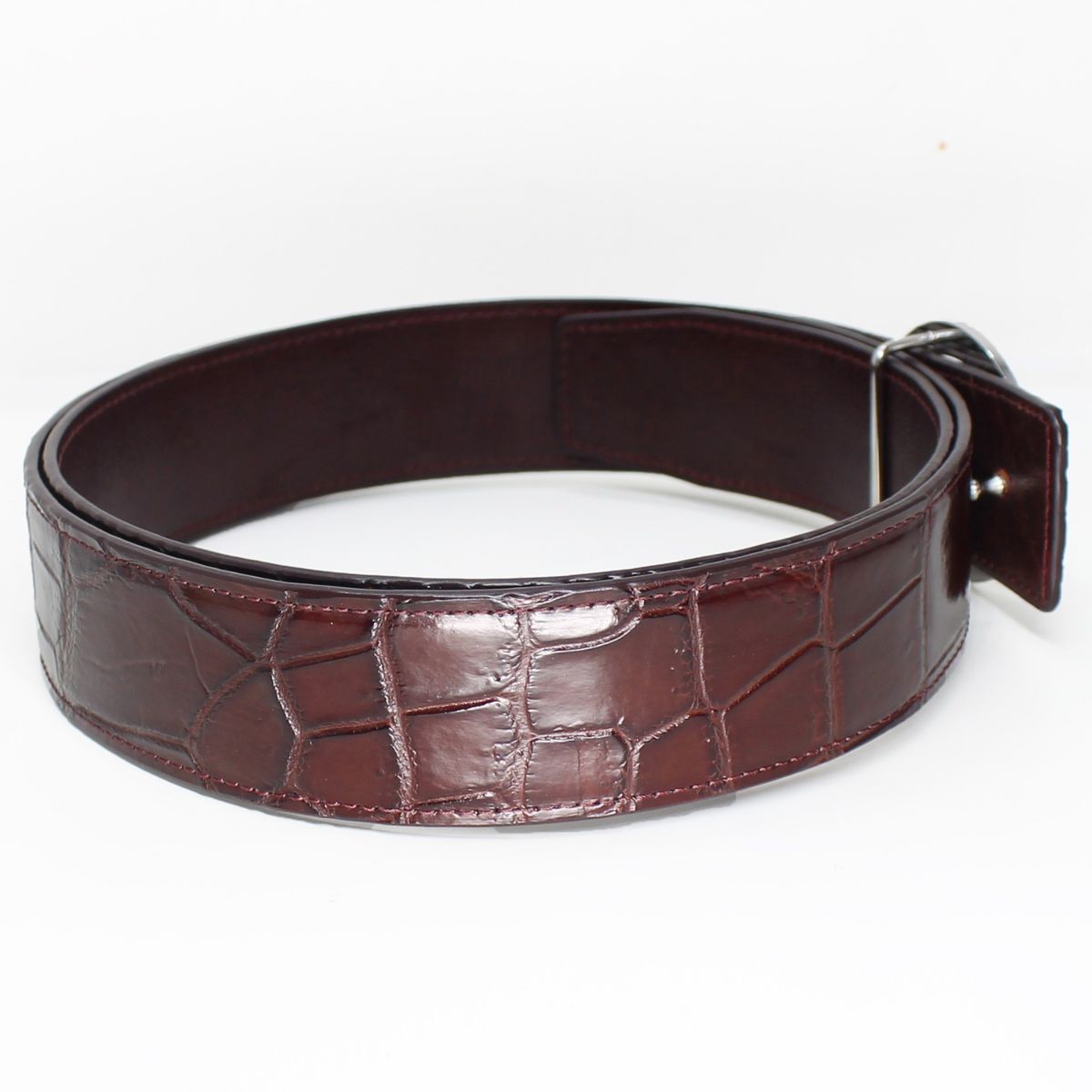 Men's Belt Genuine Crocodile Alligator Skin Leather Belt Handmade, NoJointed   | eBay