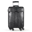 Genuine Crocodile Leather Luggage Bag Business Trolley Briefcase Travel Bag 20"