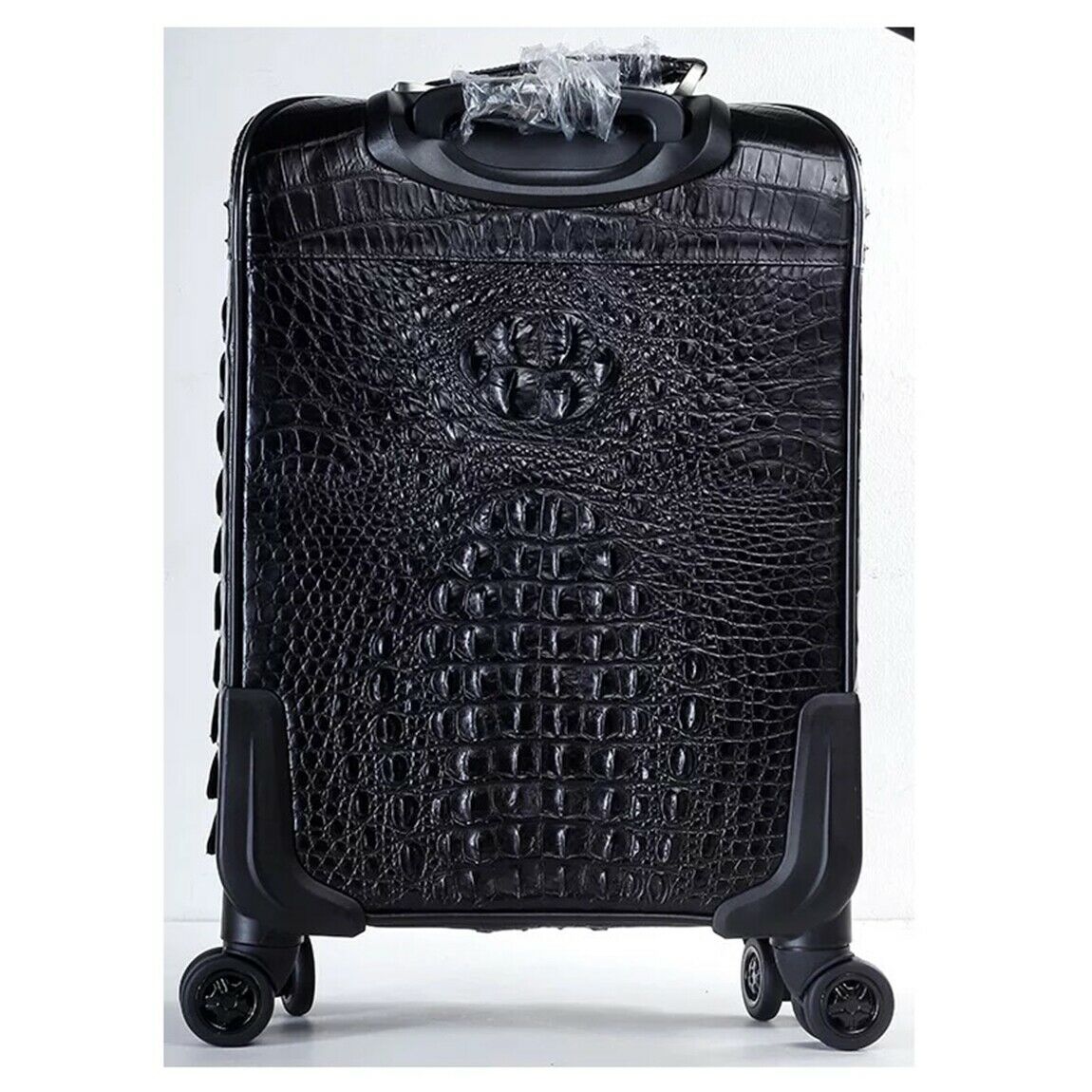 Genuine Crocodile Leather Luggage Bag Business Trolley Briefcase Travel Bag 20"