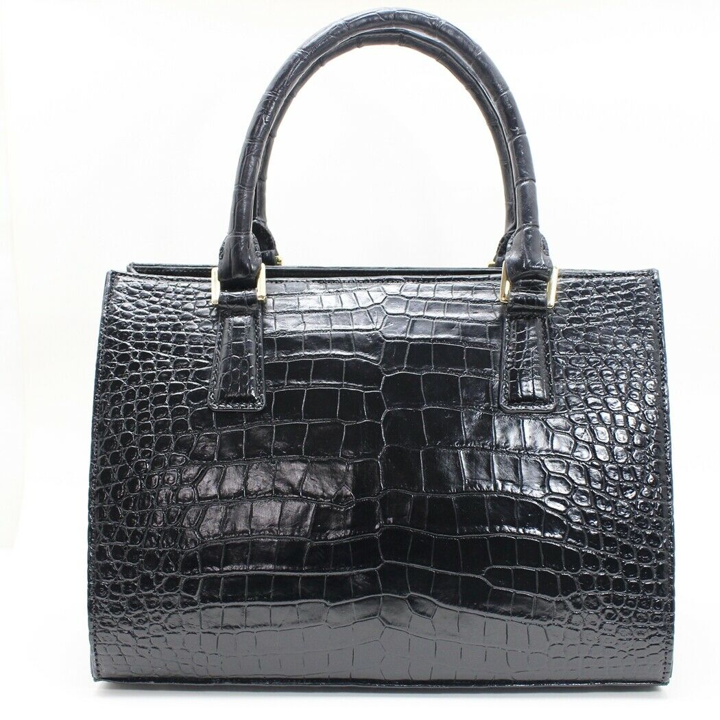Crocodile Bag, Croc Embossed Leather Purse