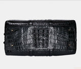 Crocodile Leather Travel Bag Weekender Overnight Duffel Luggage Gym Sports #BM91