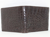 Classic Crocodile Wallet, Genuine Full Crocodile Skin Wallet for Men, Dark Brown  | eBay