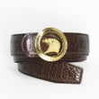 Men's Belt Genuine Crocodile Alligator Skin Leather Belt Handmade,NoJointed#N902